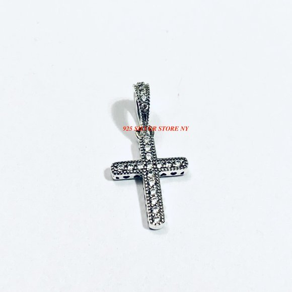 NEW Authentic Pandora Charm Faith CROSS Dangle 791310CZ - Picture 4 of 7
